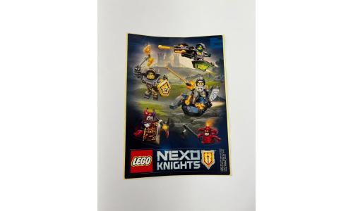 Adesivo Lego Cartela Nexo Knights